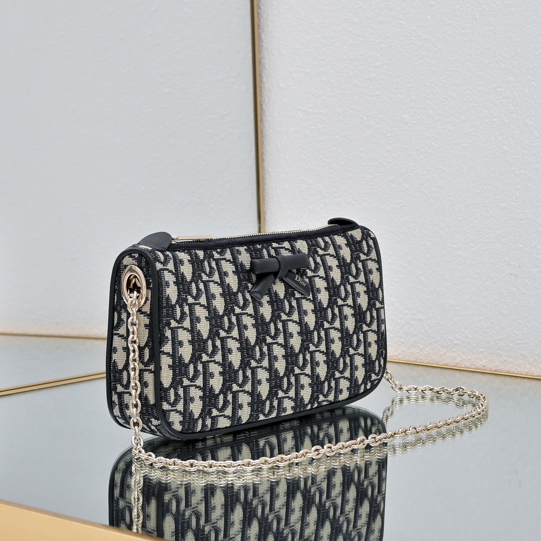 Dior 2026 Early Spring Collection Oblique Bow Chain Bag
