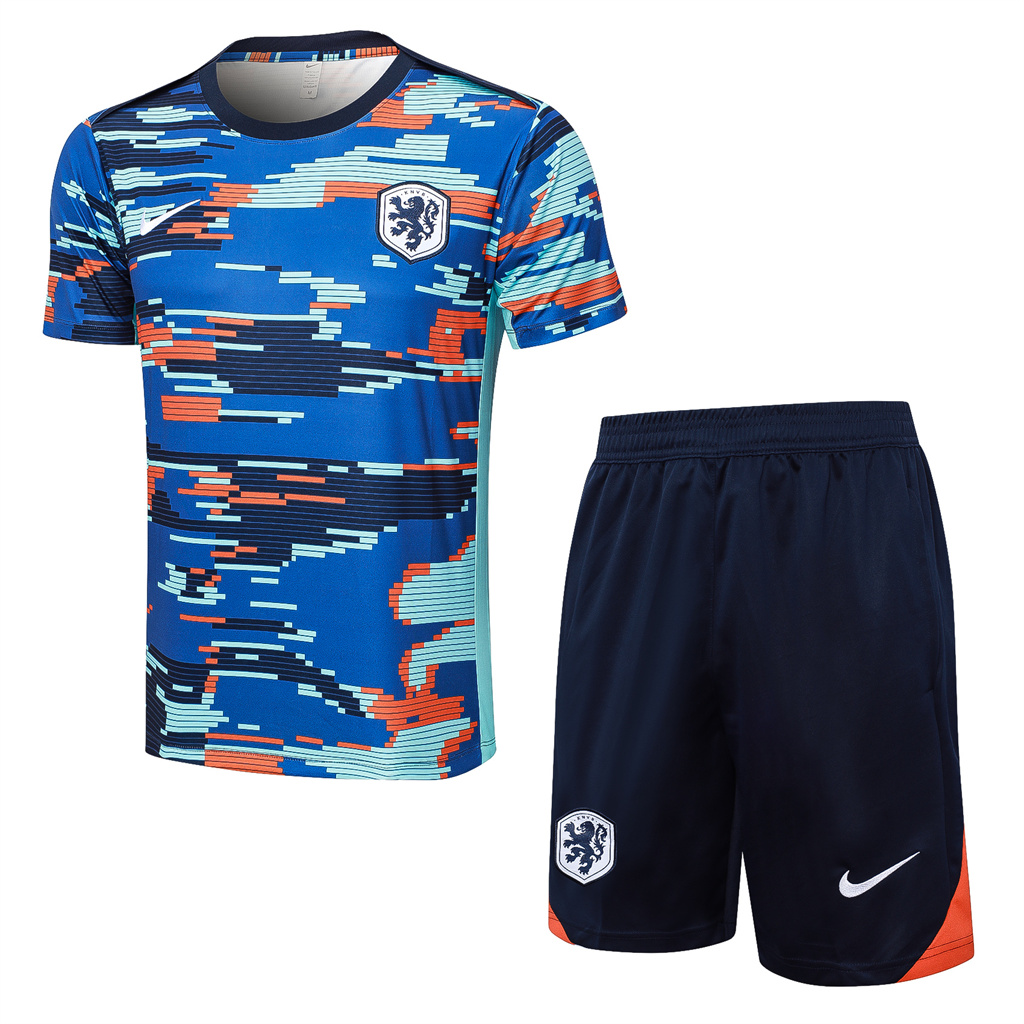 Netherlands Training Short sleeve Suit 24/25 | Soc Jersey - Premium Football Jersey