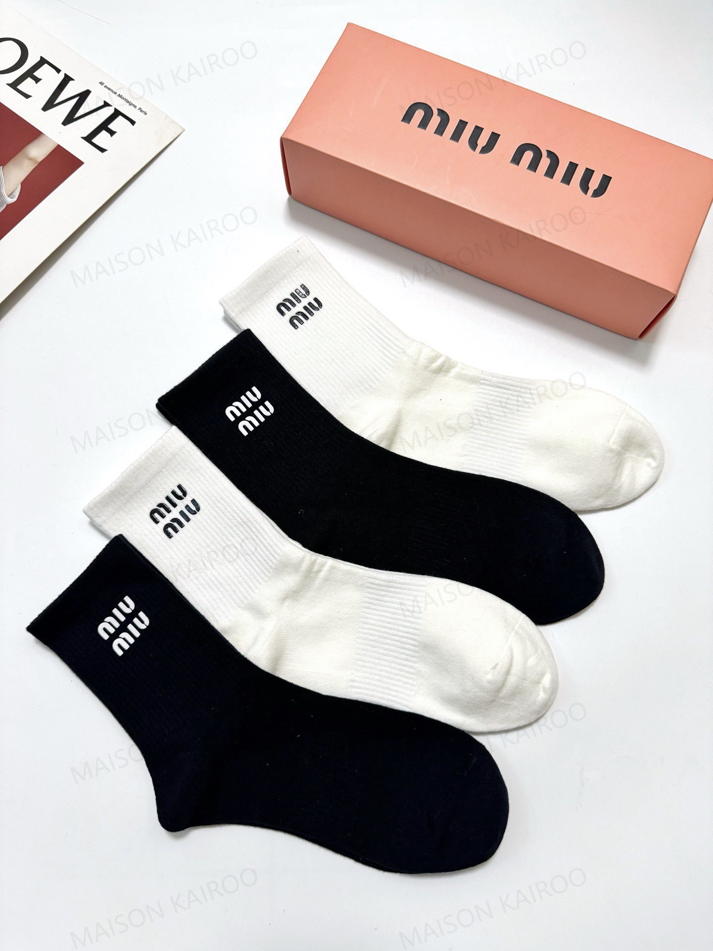 Miu Miu Socks 4-Pack - KAIROO
