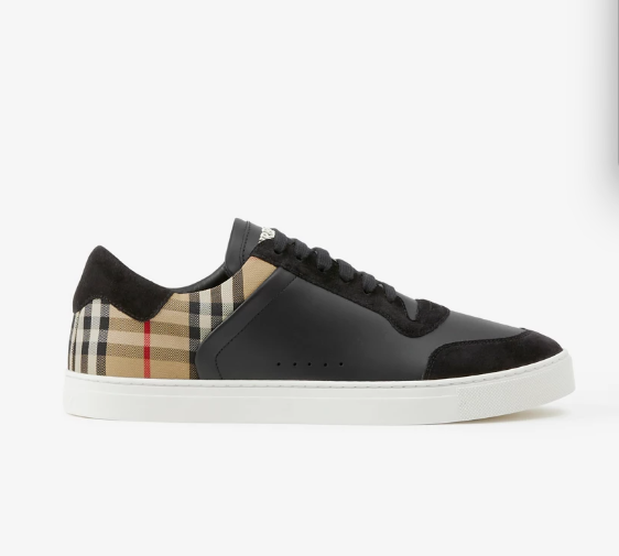 Burberry Check and Leather Men's Sneaker