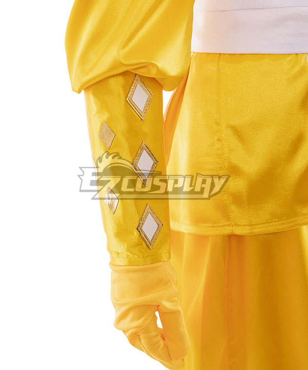 Power Rangers Yellow Ninjetti Ranger Yellow Ninja Ranger B Edition Cosplay Costume