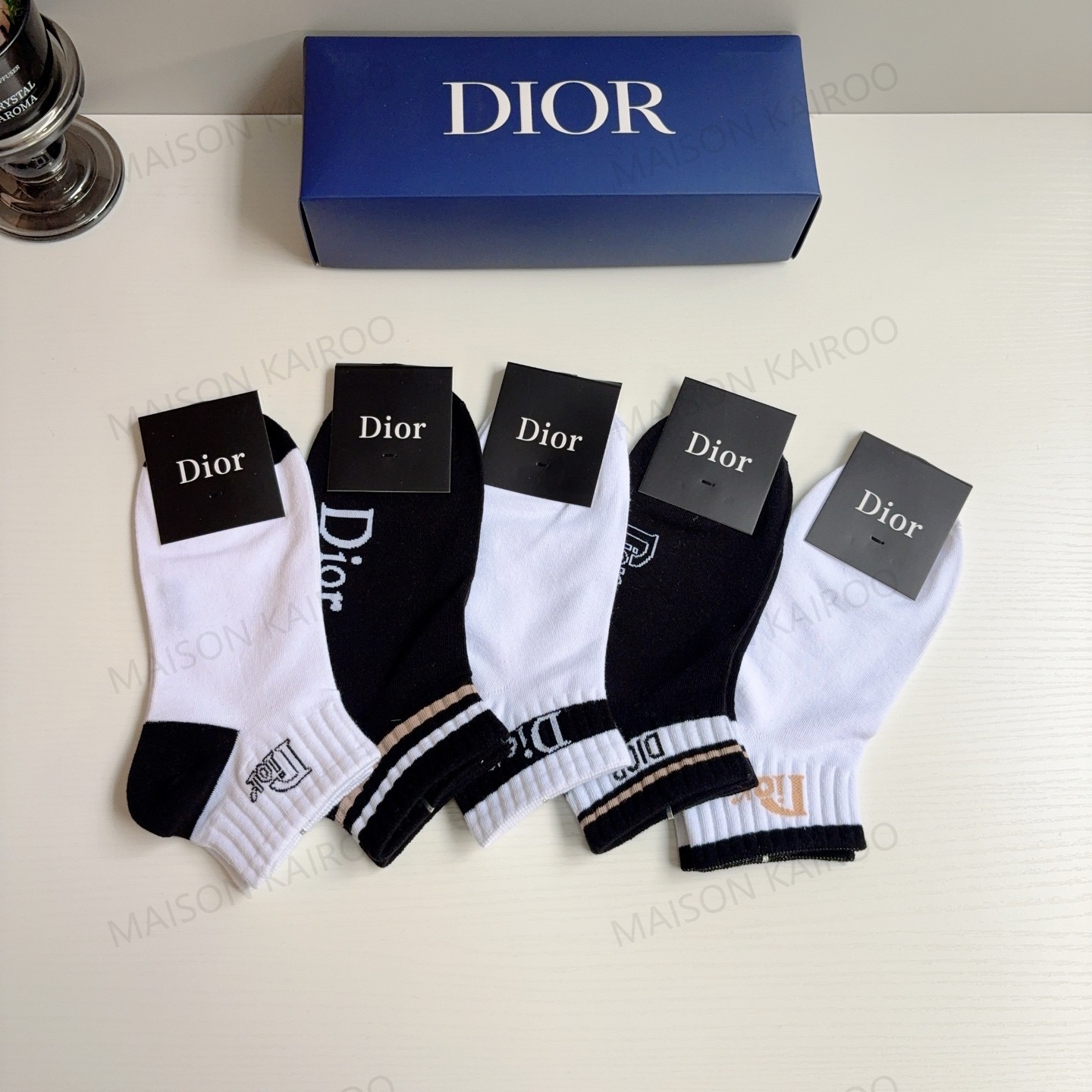 Dior Socks 5-Pack - KAIROO