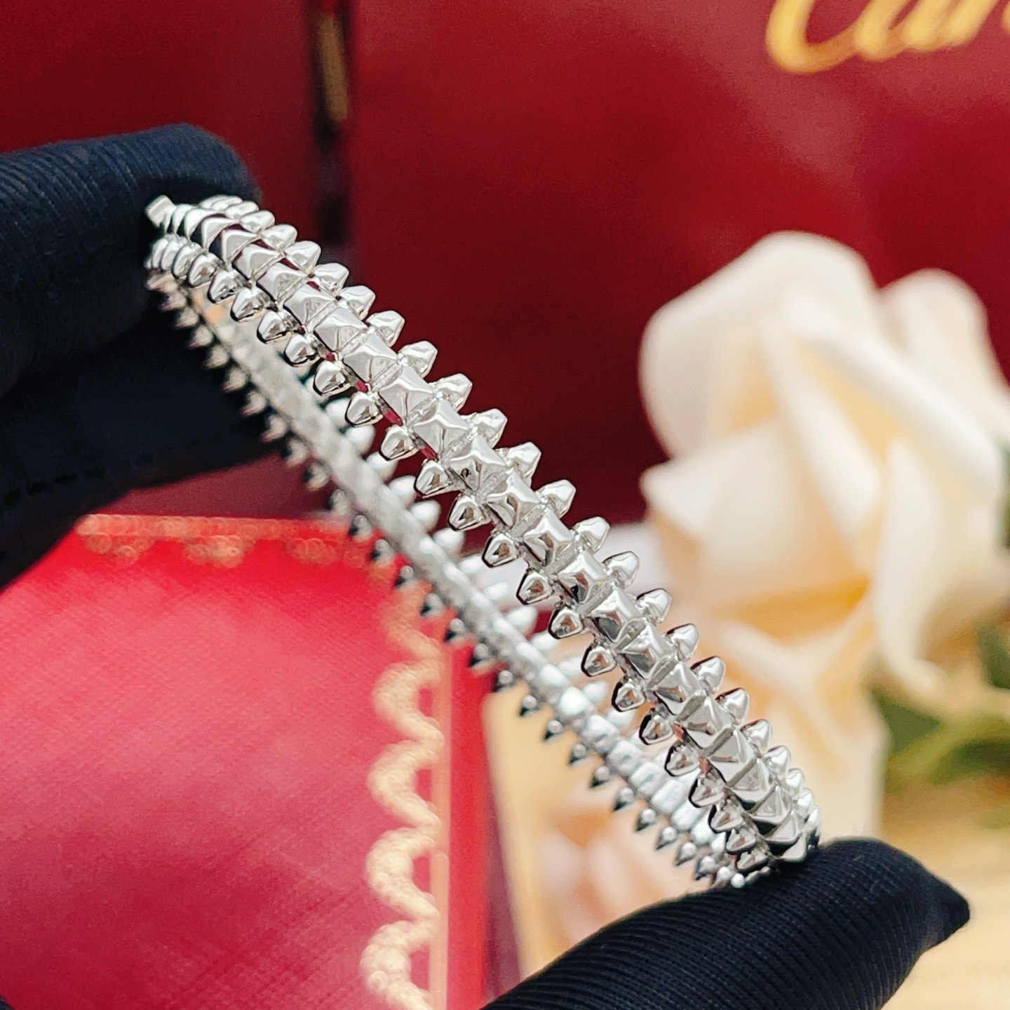 Cartier Clash Platinum Bracelet 17cm