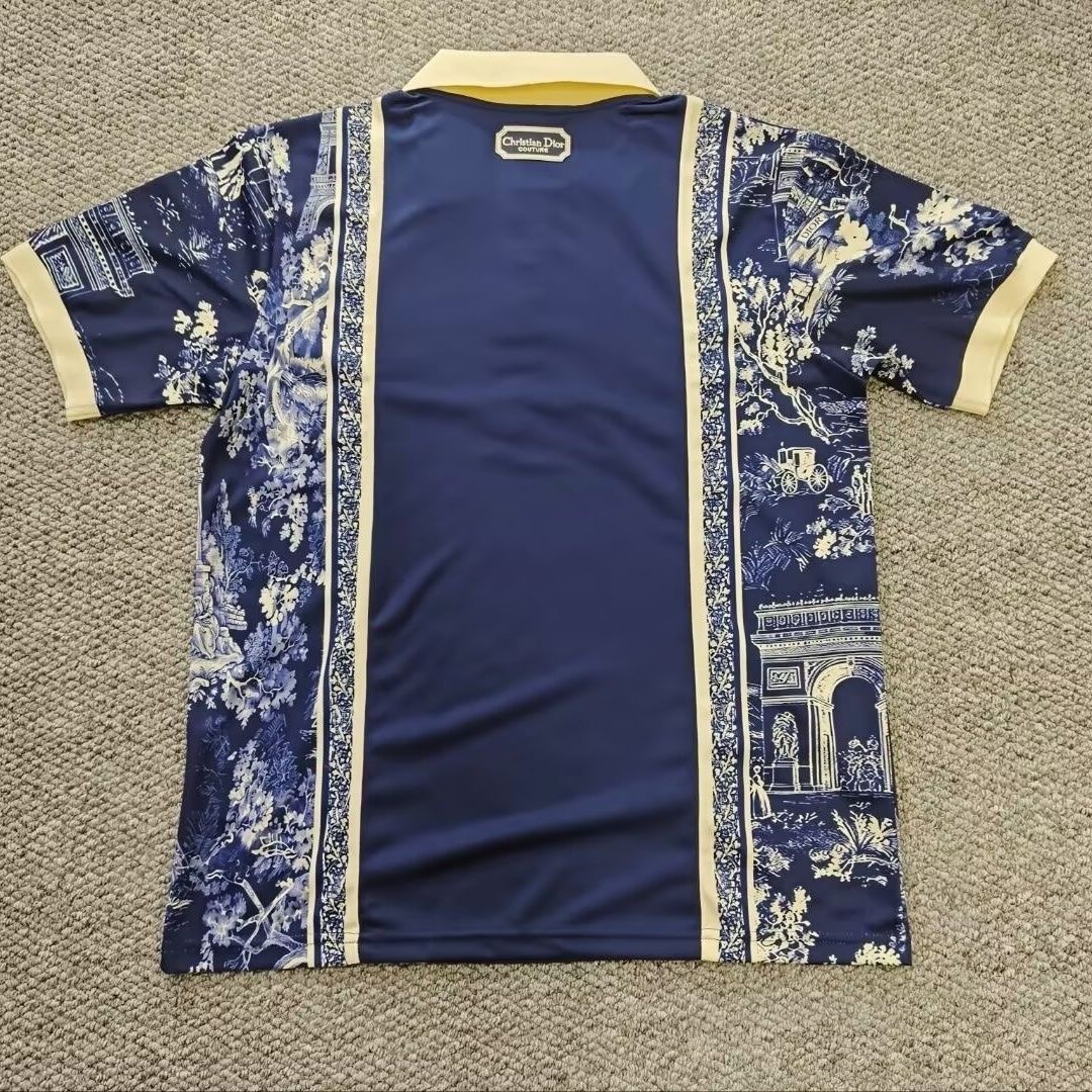 26/27 PSG/Paris Saint Germain Air Dior POLO Navy Jersey S-3XL