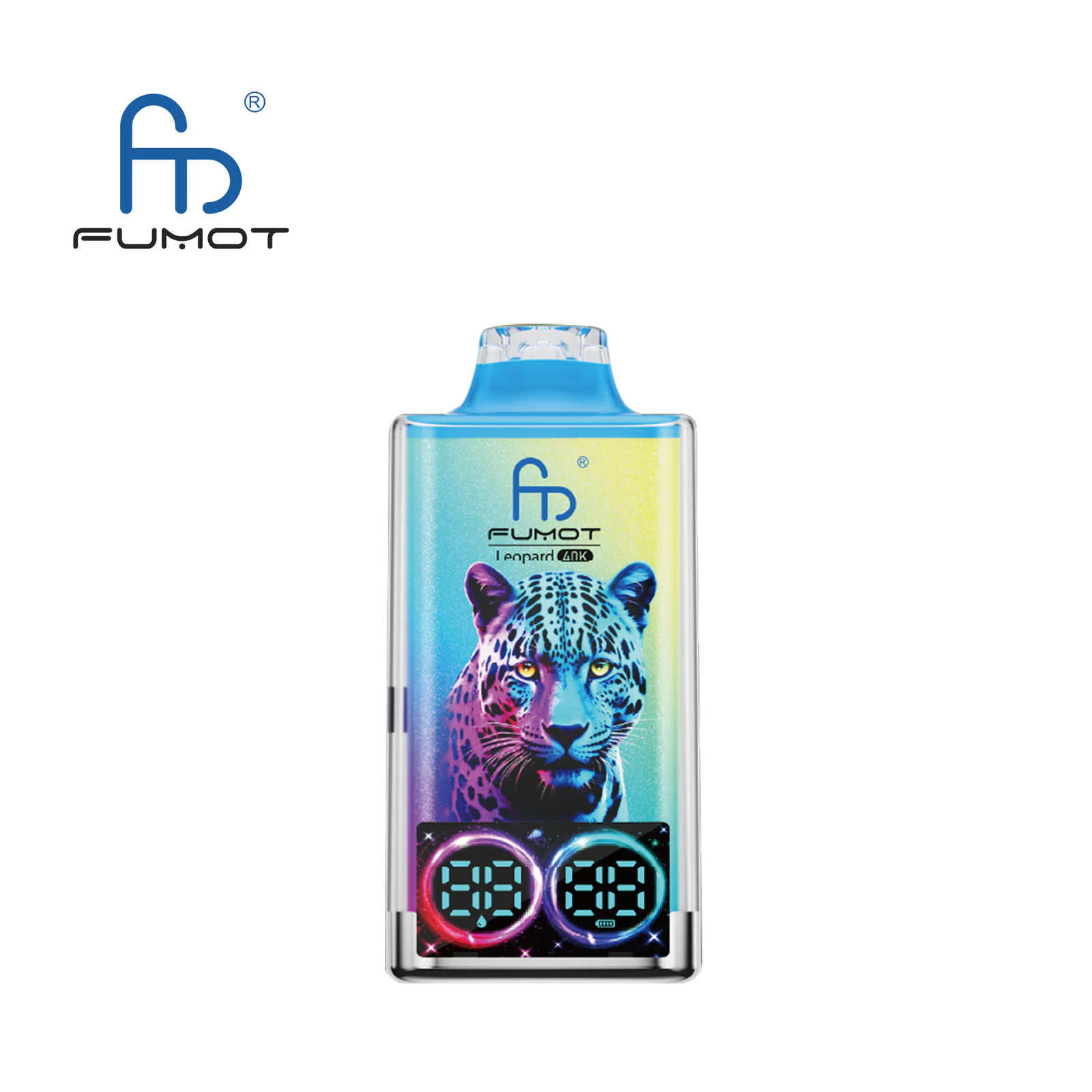 FUMOT Leopard 40K EU Edition Disposable Vape – Black Dragon Ice - Vaba Vape-Shop