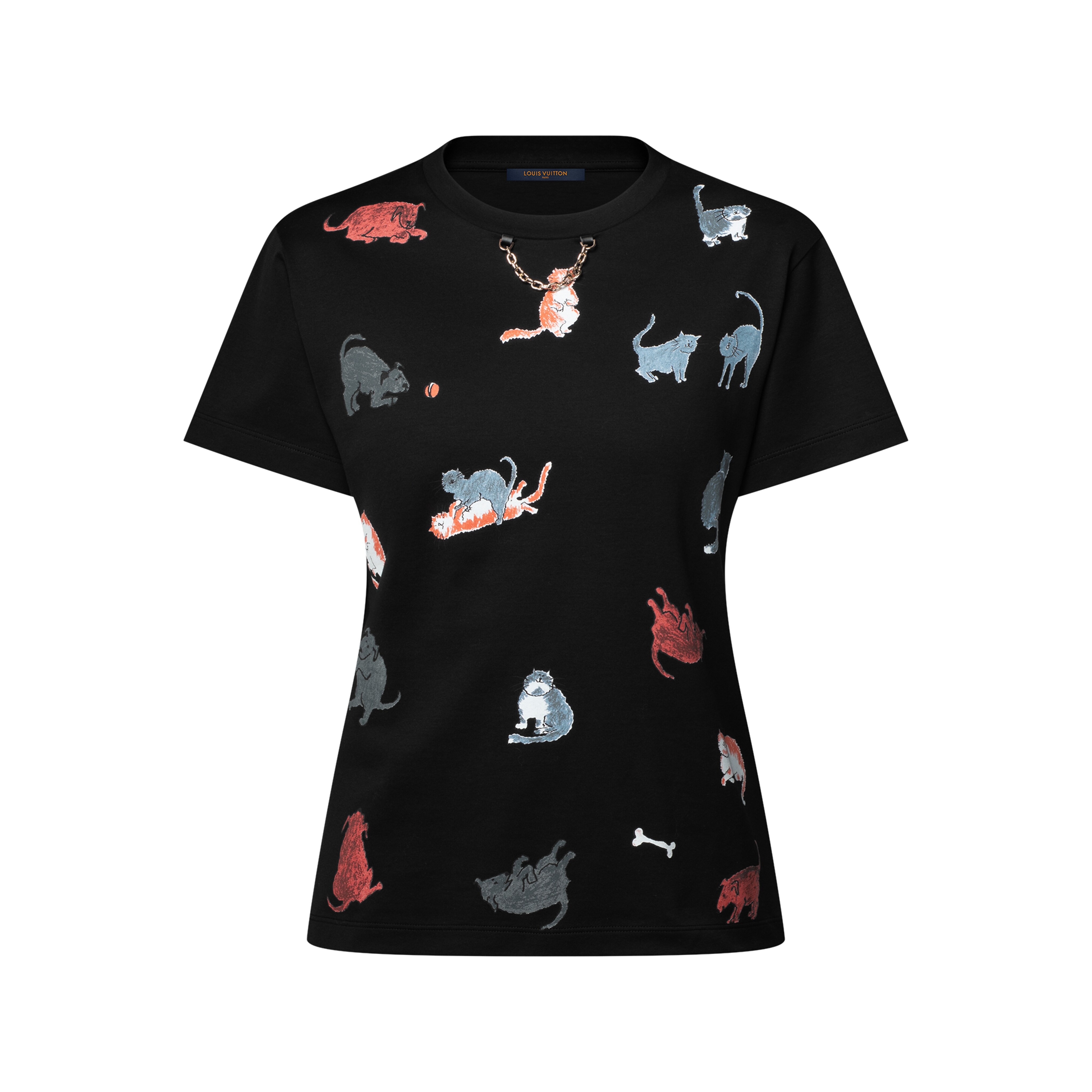 キャット アンド ドッグ Tシャツ
