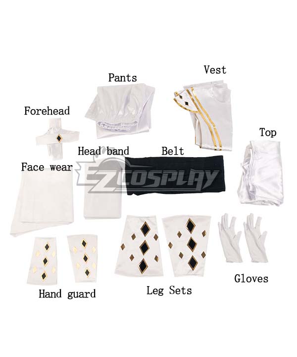 Power Rangers White Ninjetti Ranger White Ninja Ranger B Edition Cosplay Costume