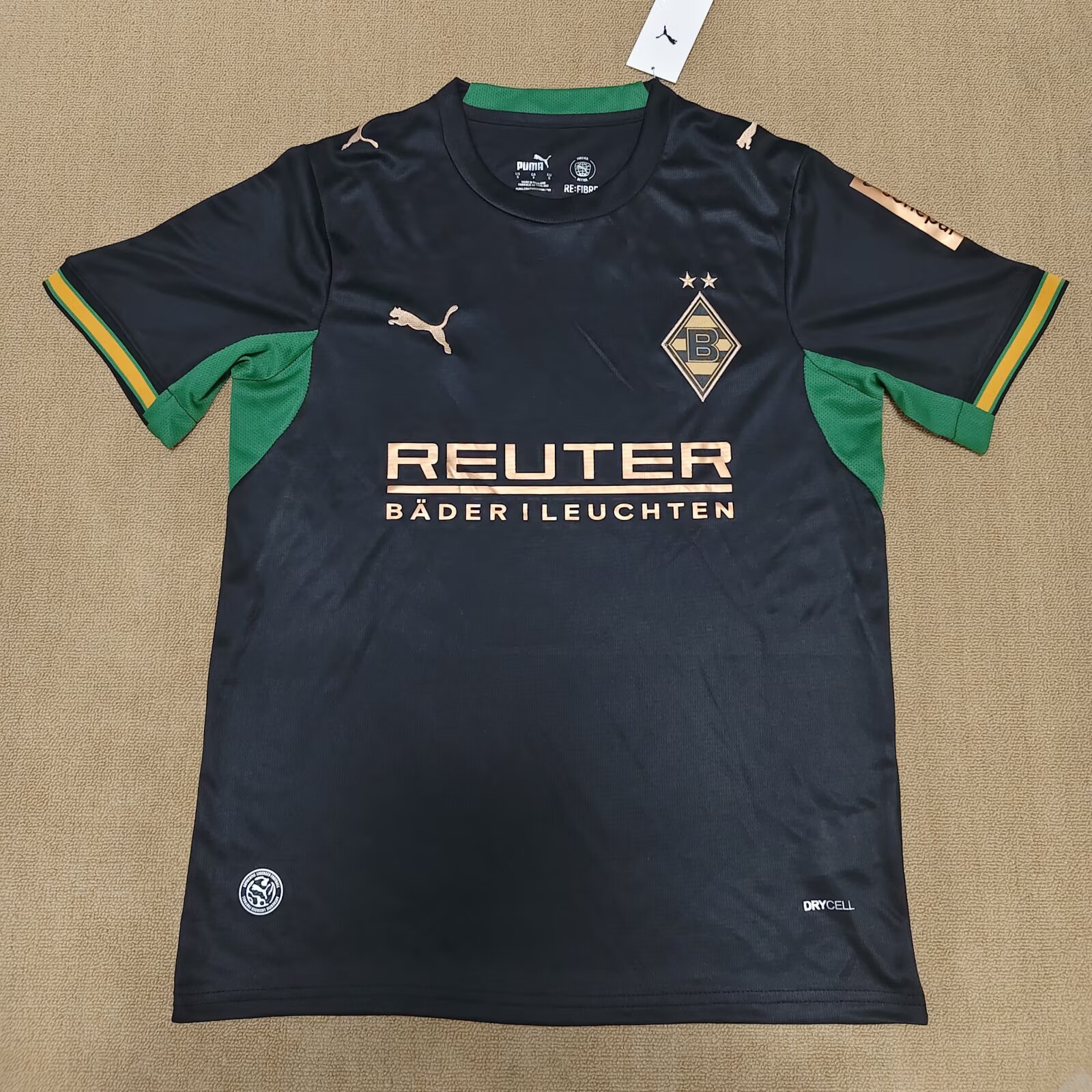 2026-27 Borussia Monchengladbach Away Black Fans Football Shirt 1:1 Thai Quality