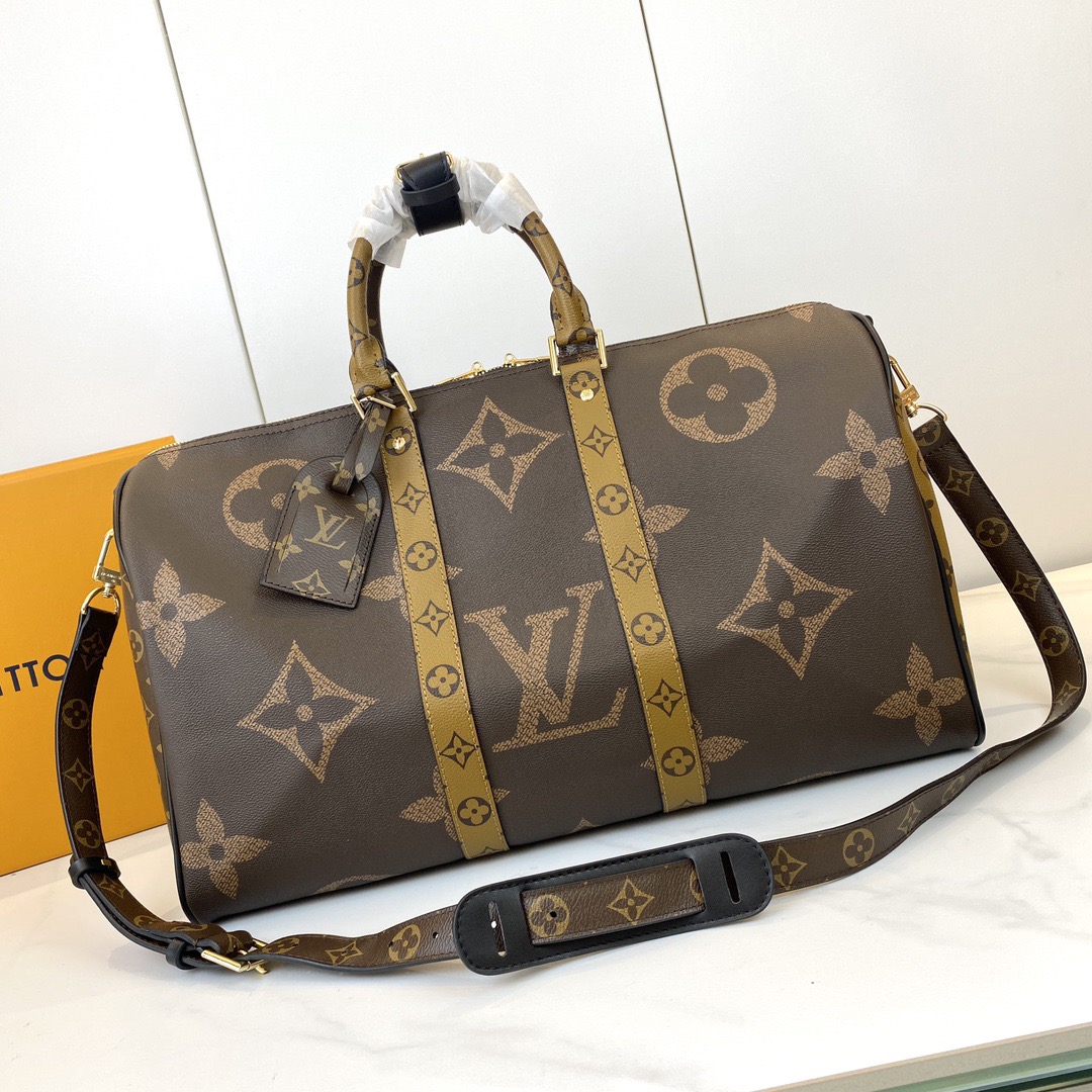 Louis Vuitton LV Keepall Bandouliere 45 Travel Bag