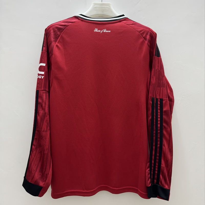 25/26 Manchester United Home Long Sleeve Jersey S-4XL