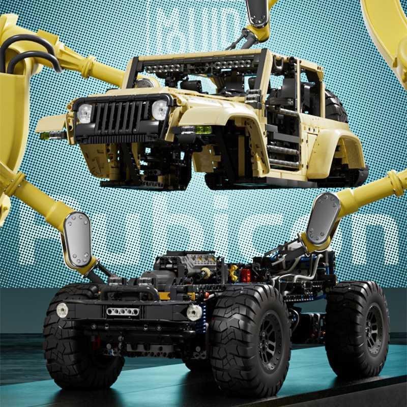 MOULD KING 13184 - Wrangler Off-Road Vehicle(Dynamic Version)
