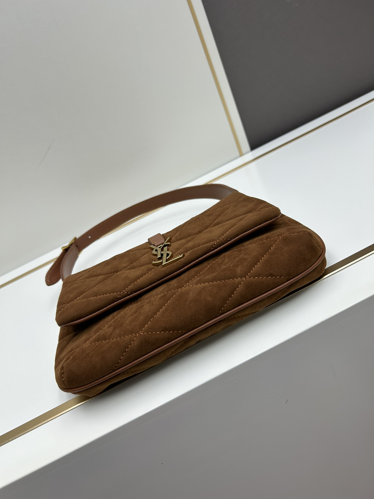 Saint Laurent YSL Frosted Underarm Bag
