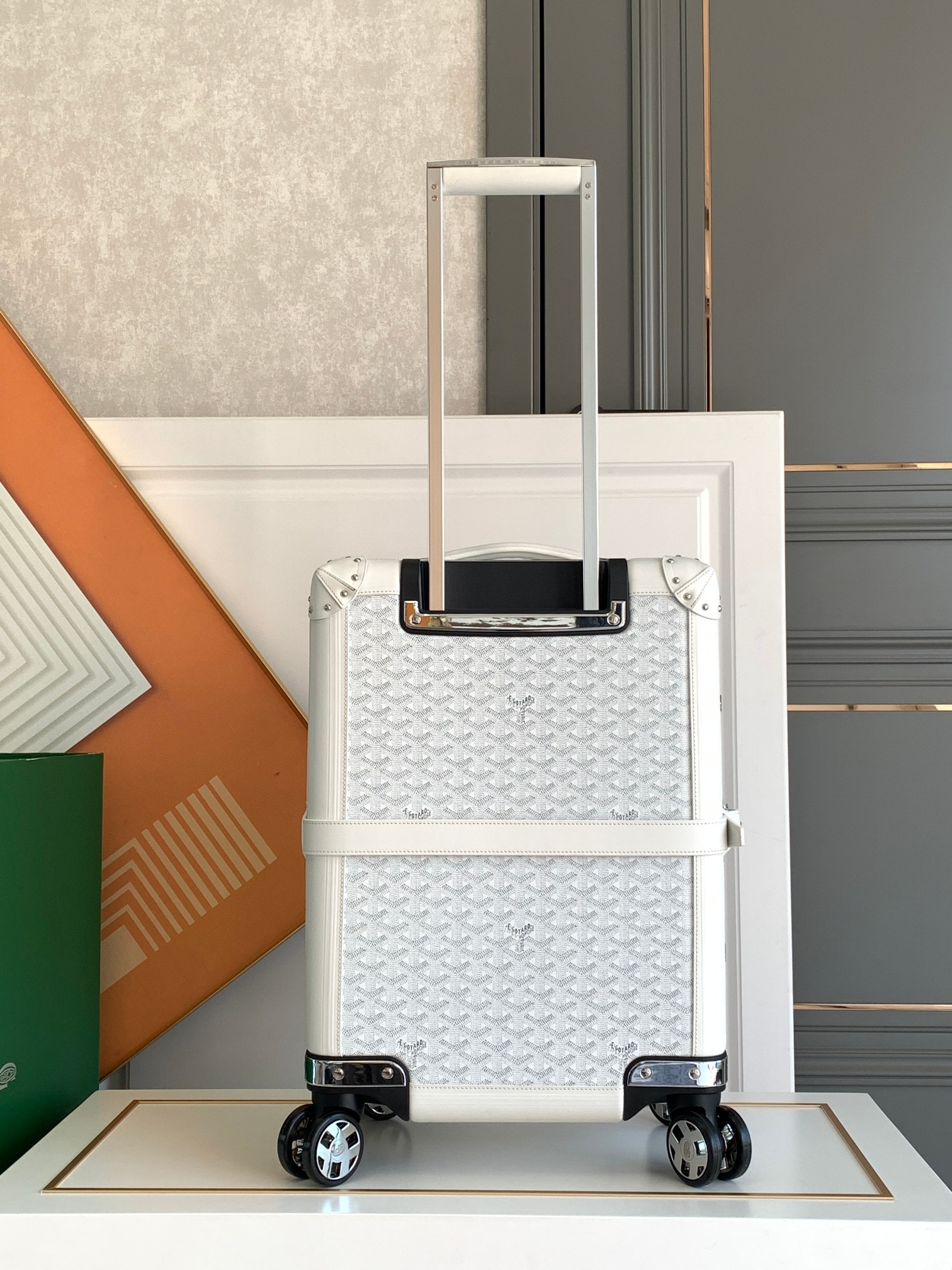 ‌Goyard‌ classic print trolley case
