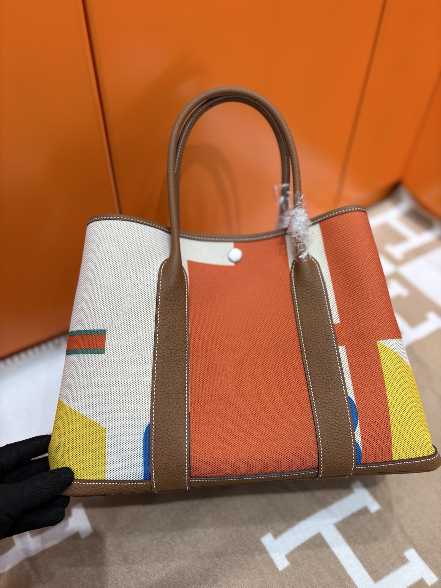 Hermes Garden Party Graffiti Handbag