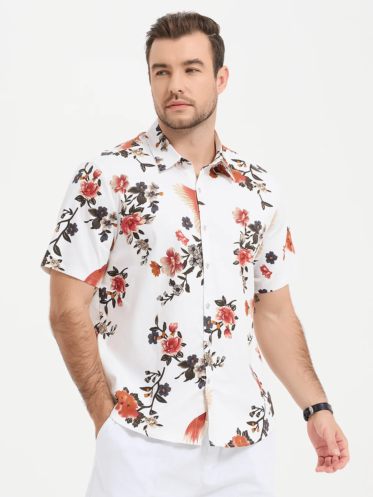 Men's Tropical Hawaiian Casual Shirt