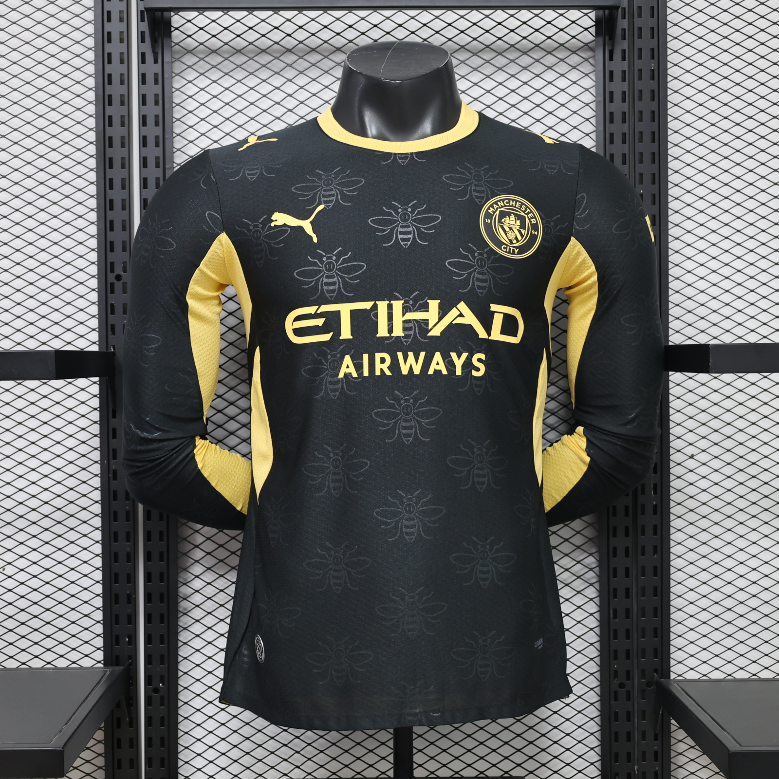 Manchester City Away Long Sleeves Jersey Player Version 26/27