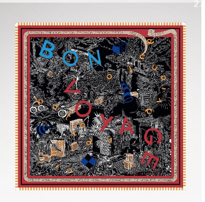 Louis Vuitton LV Bon Voyage Shawl 140cm
