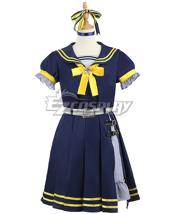 Hololive Virtual YouTuber Suisei Hoshimachi Sailor Suit Cat Cosplay Costume