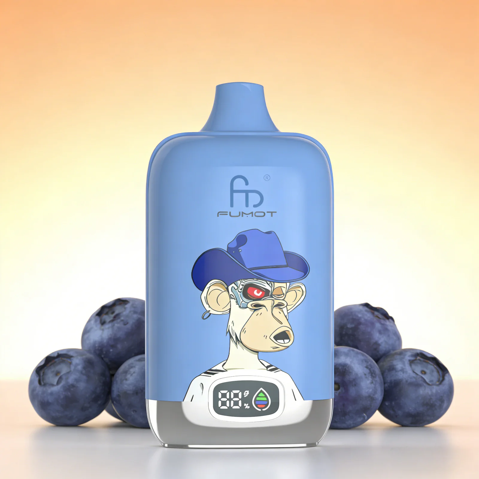 FUMOT Digital Box 12K Disposable Vape – Blueberry On Ice - Vaba Vape-Shop