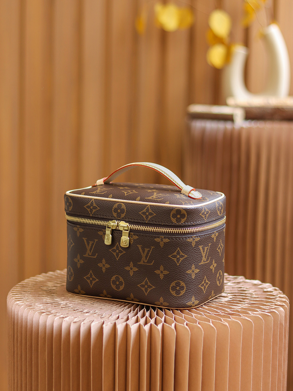 Louis Vuitton LV Nice Mini Toiletry Pouch M44495