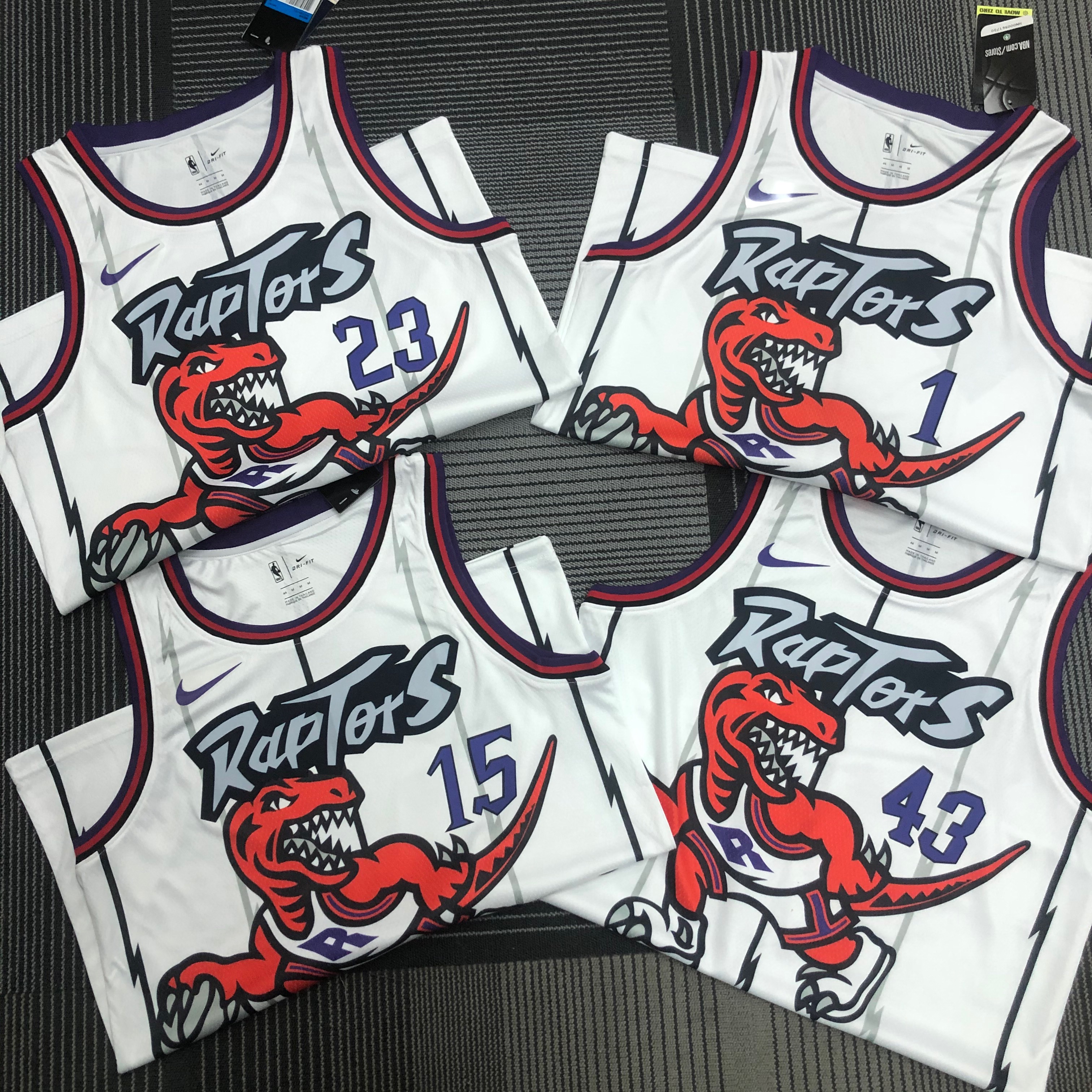 Toronto Raptors White  No.43 Siakam