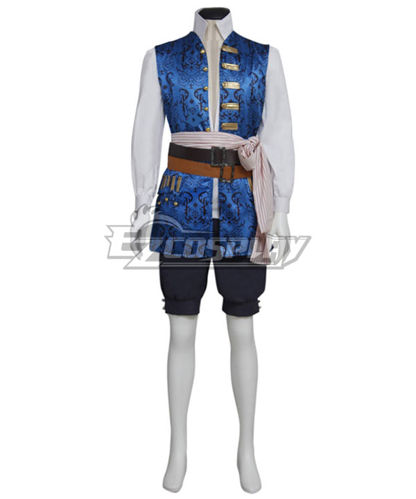 Pirates of the Caribbean Captain Jack Sparrow Cosplay Costume - New Edition
