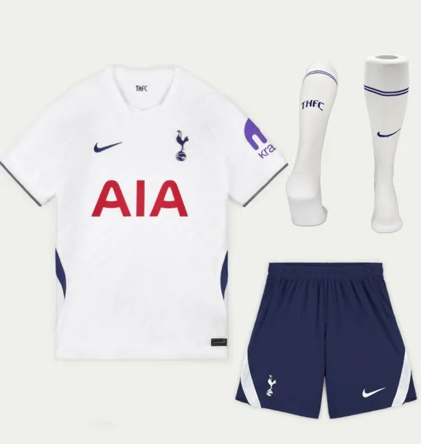 Kids Tottenham Hotspur Home Jersey Suit & Socks 26/27