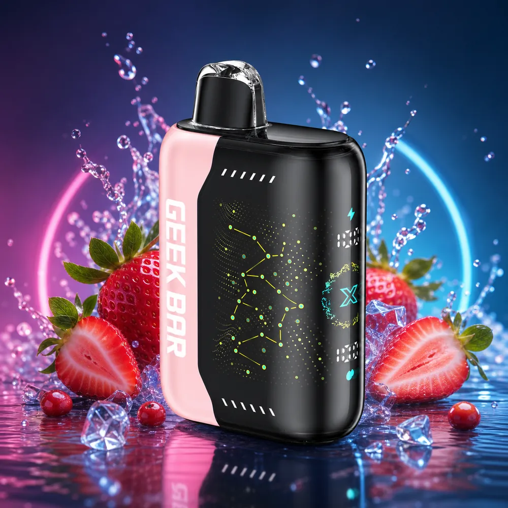 Geek Bar Pulse X 25000 Puffs - Strawberry B-Pop - Vaba Vape-Shop