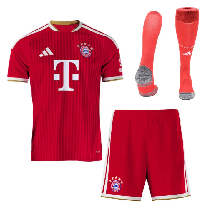 Kids Bayern Munich Home Jersey Suit & Socks 26/27