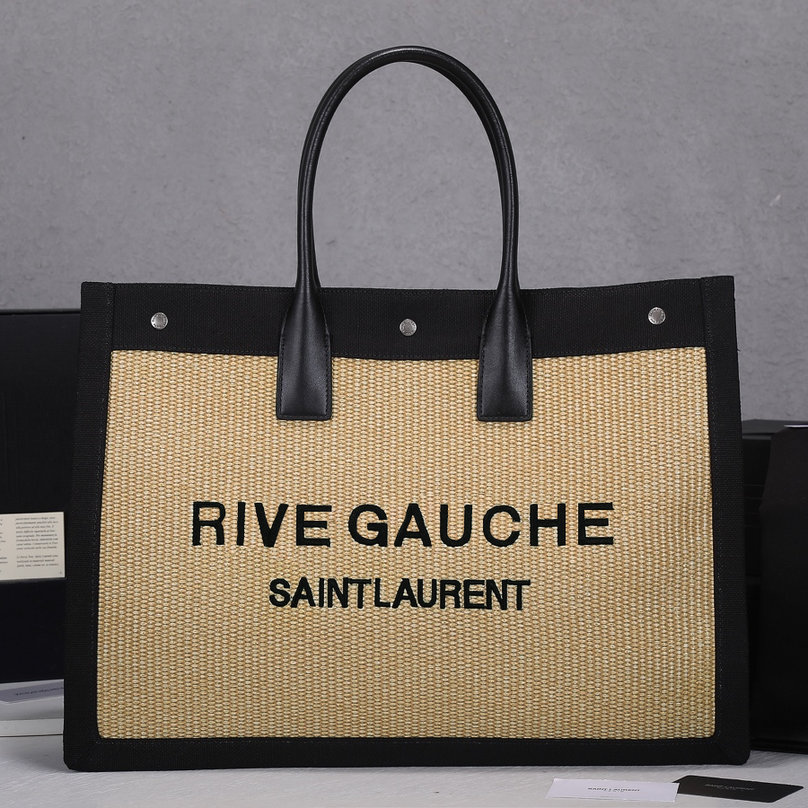 SAINT LAURENT YSL Rive Gauche Tote Bag Handbag