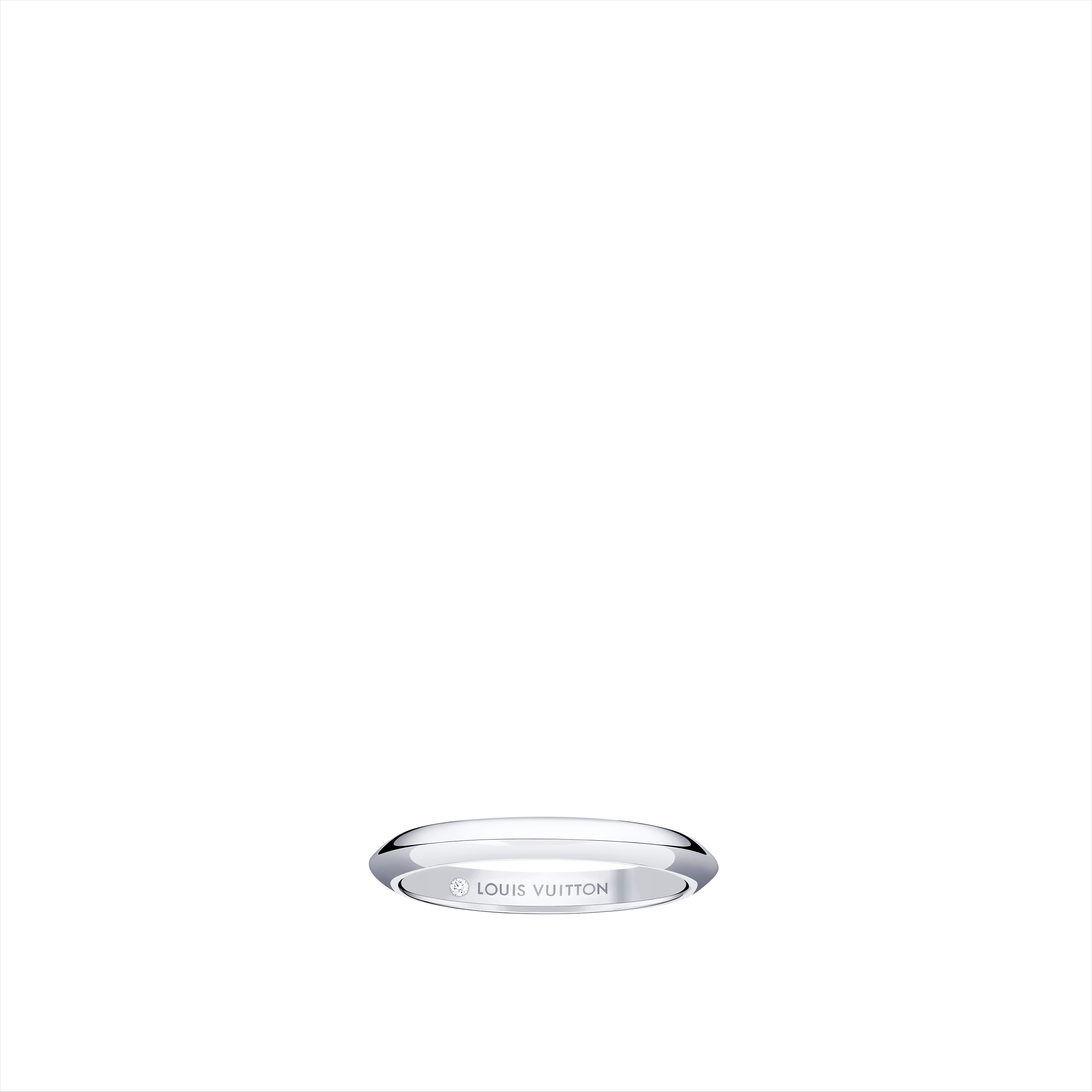 LV ダイヤモンド マリッジリング 2.5MM (プラチナ)