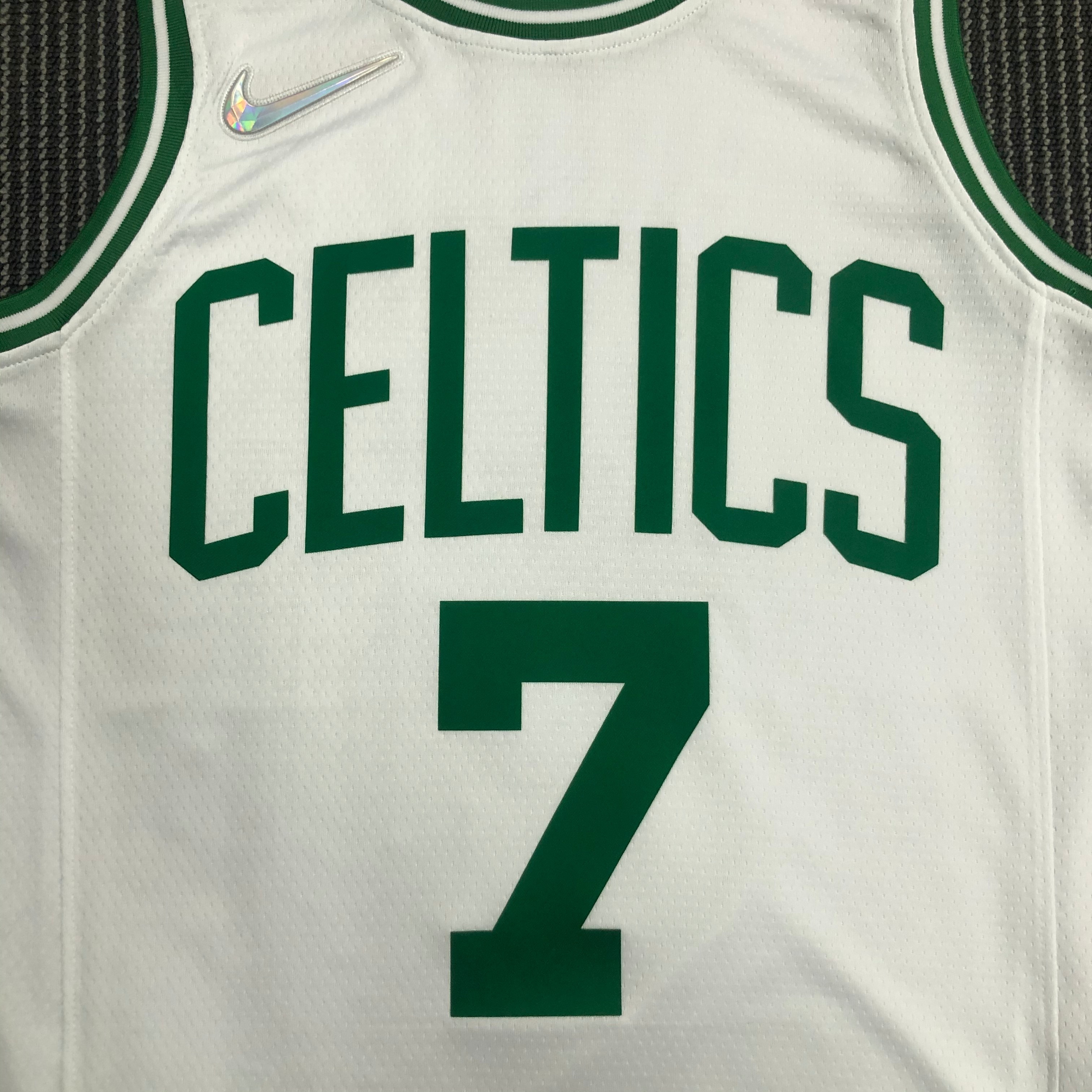 75th Anniversary Boston Celtic White No.7 Brown
