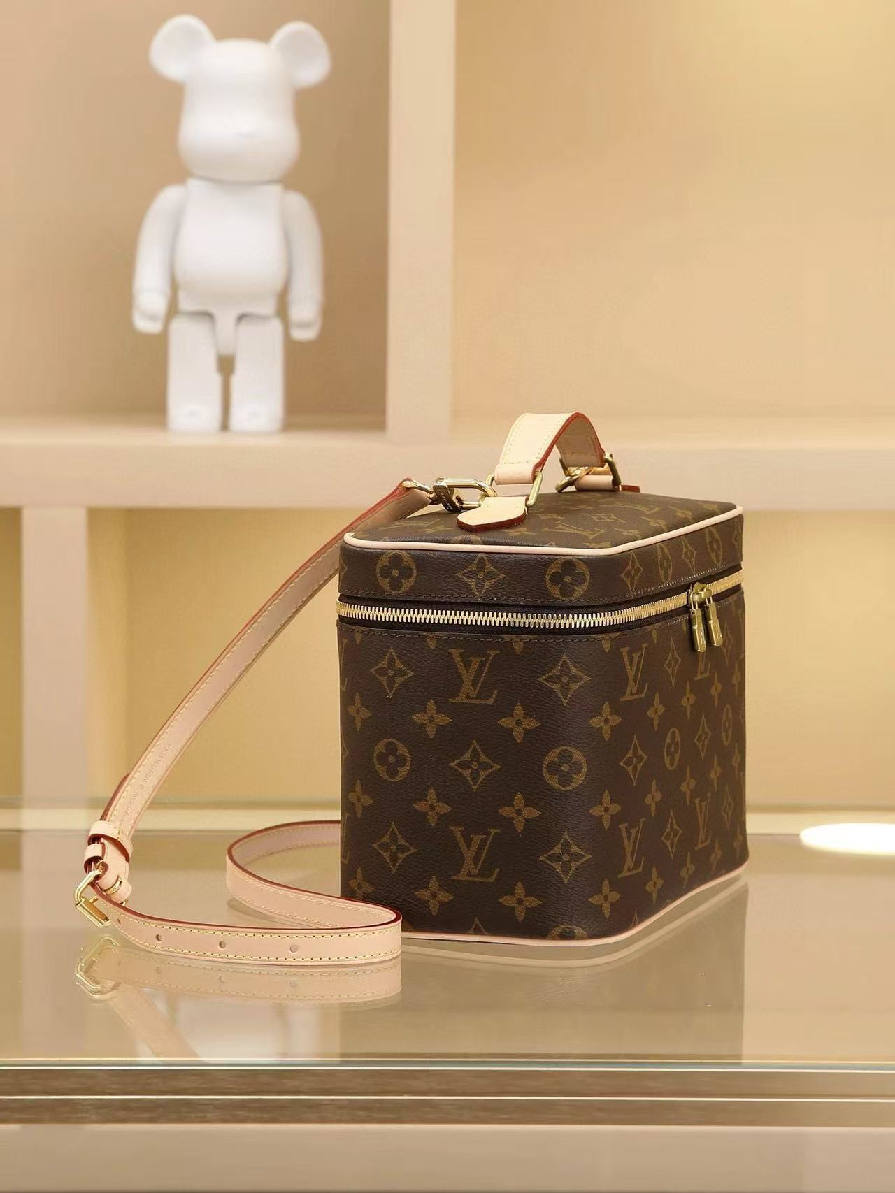 Louis Vuitton LV Nice Mini Toiletry Pouch M44495