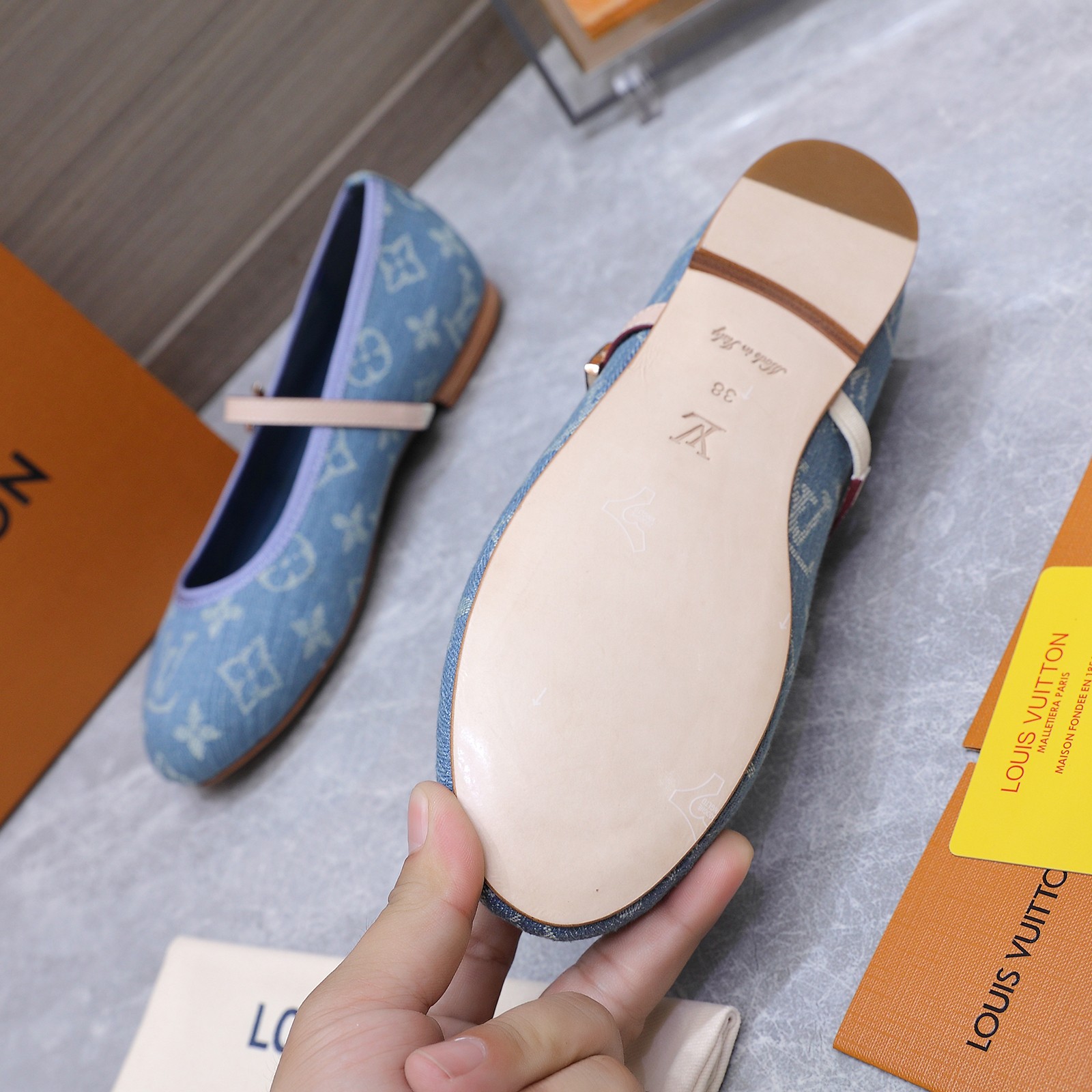 Women's LV Romy Flat Ballet