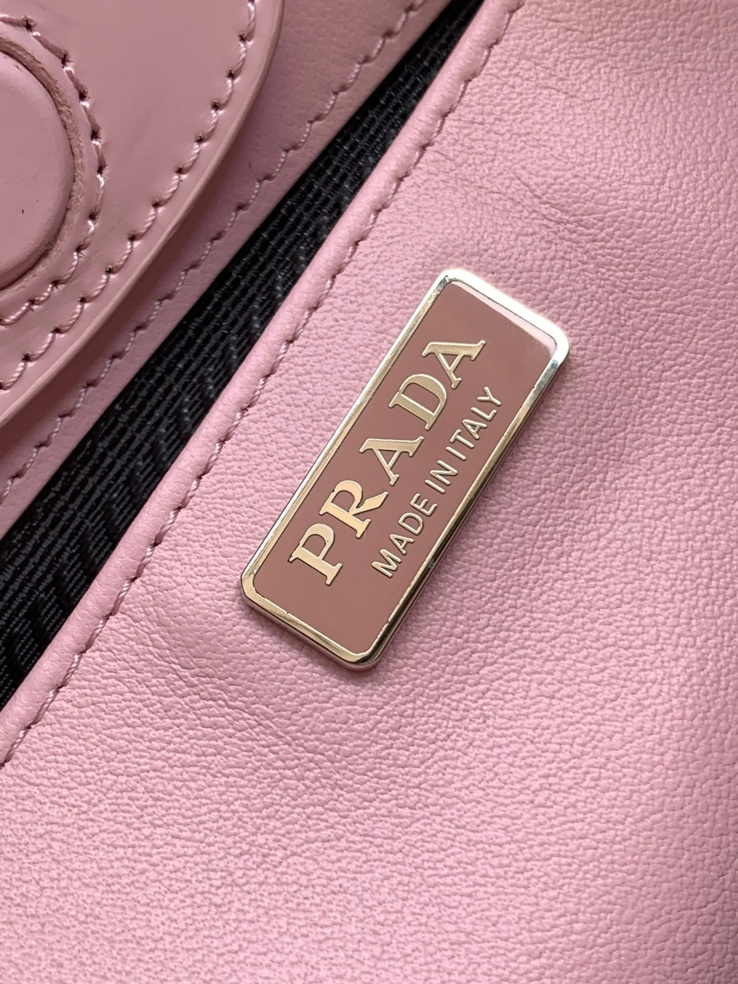 Prada CLEO 30 PINK BRUSHED LEATHER SHOULDER BAG