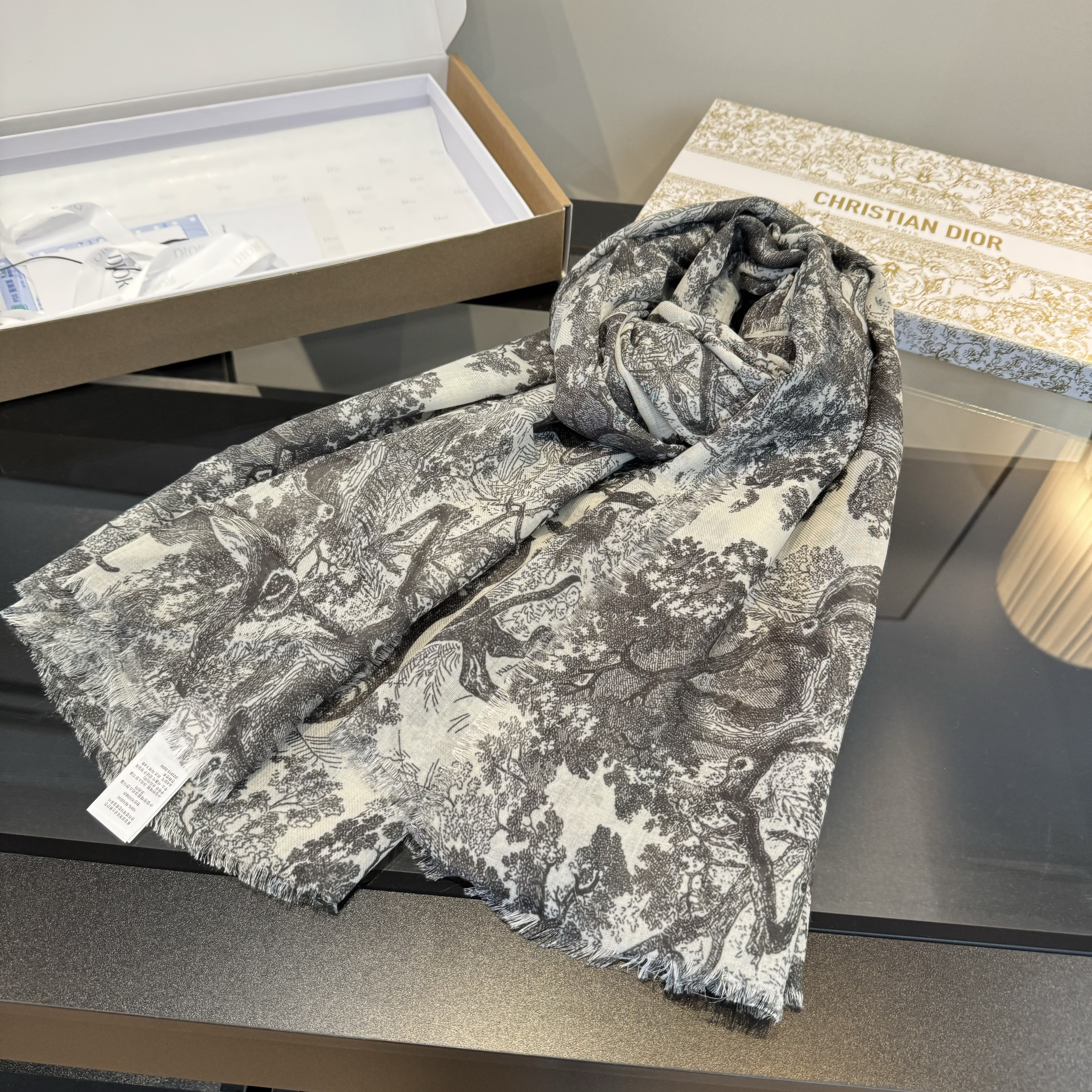 Dior Large Cashmere scarf