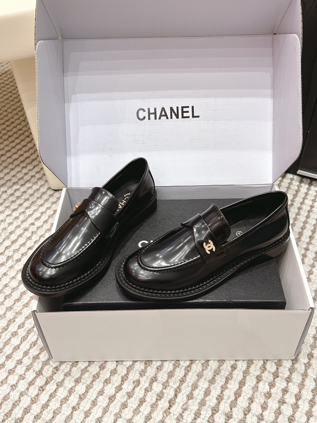 Chanel Leather Loafers