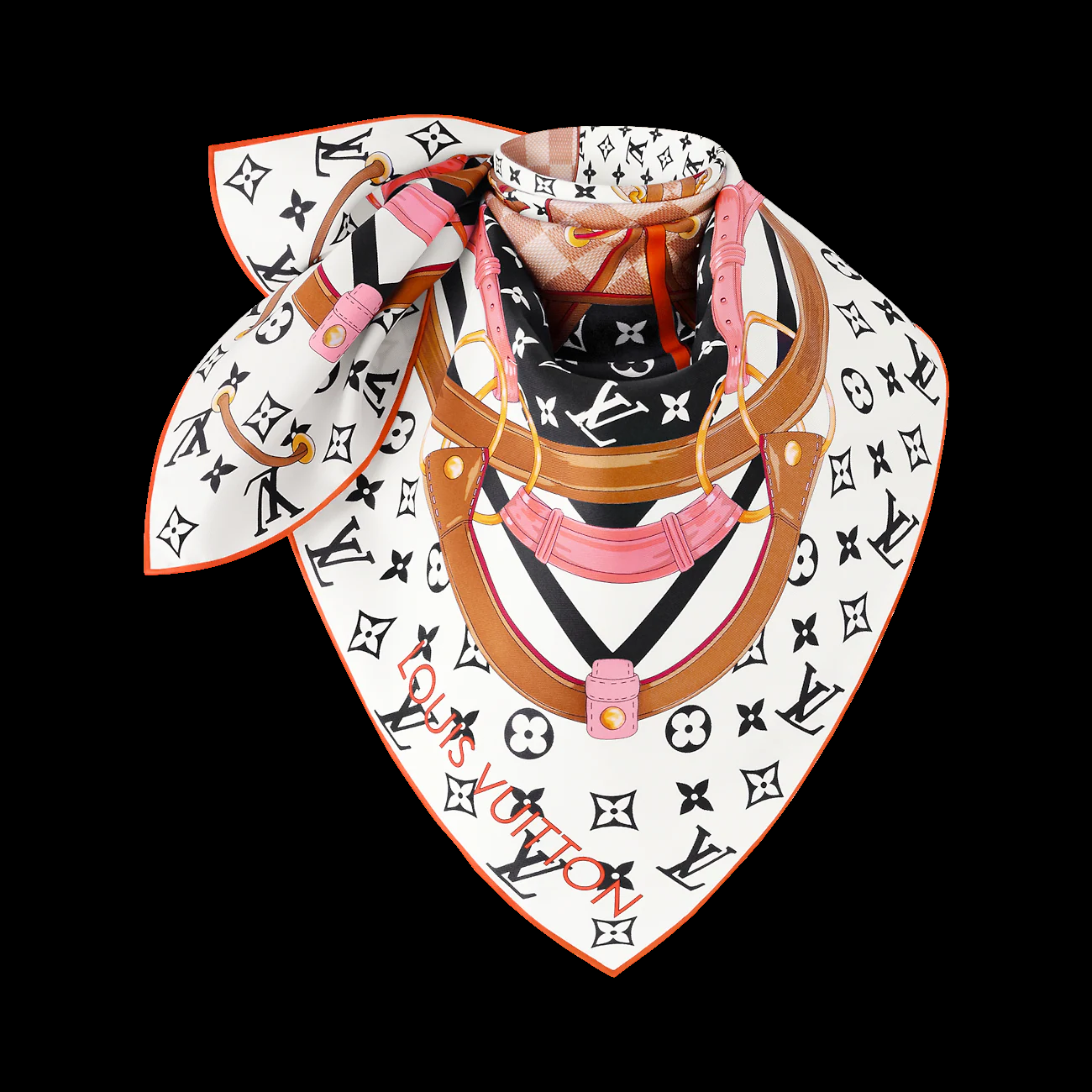 LV Louis Vuitton Silk Square 90cm