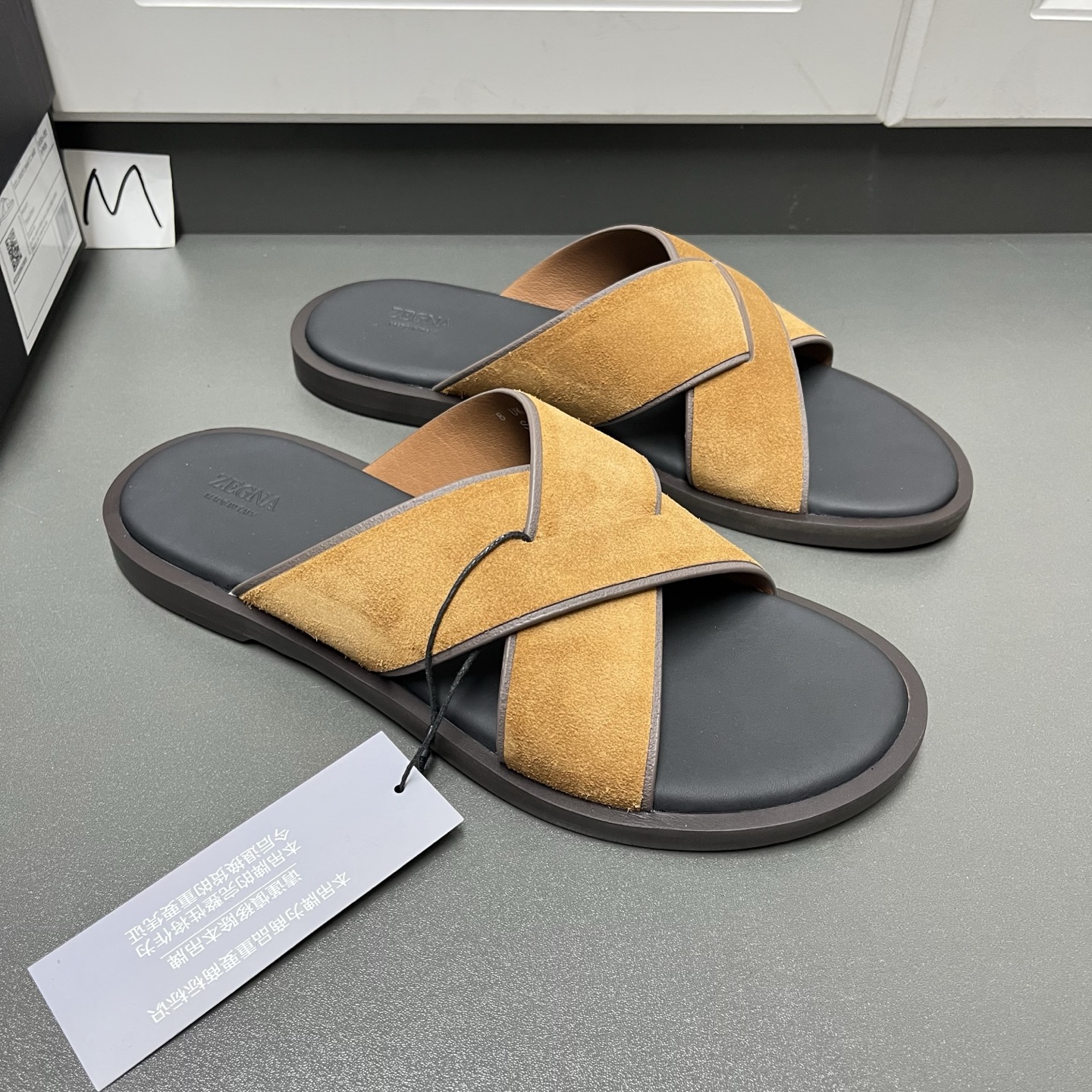 Zegna Men's Suede Mules