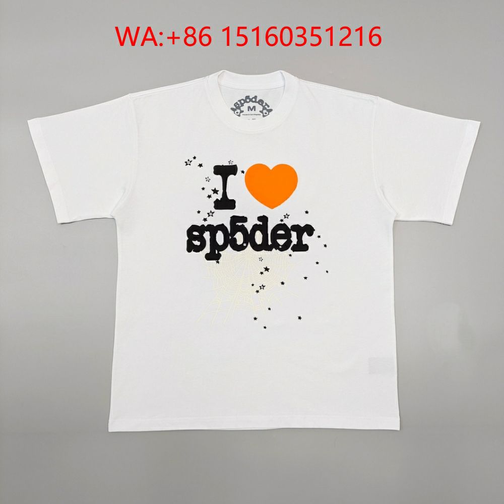 1:1 SP5DER WORLDWIDE T-shirt 01 Collection for men, Streetwear tee