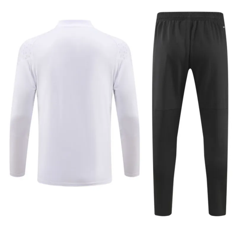 2023-24 Kids AC Milan Zipper Sweatshirt Kit(Top+Pants) White