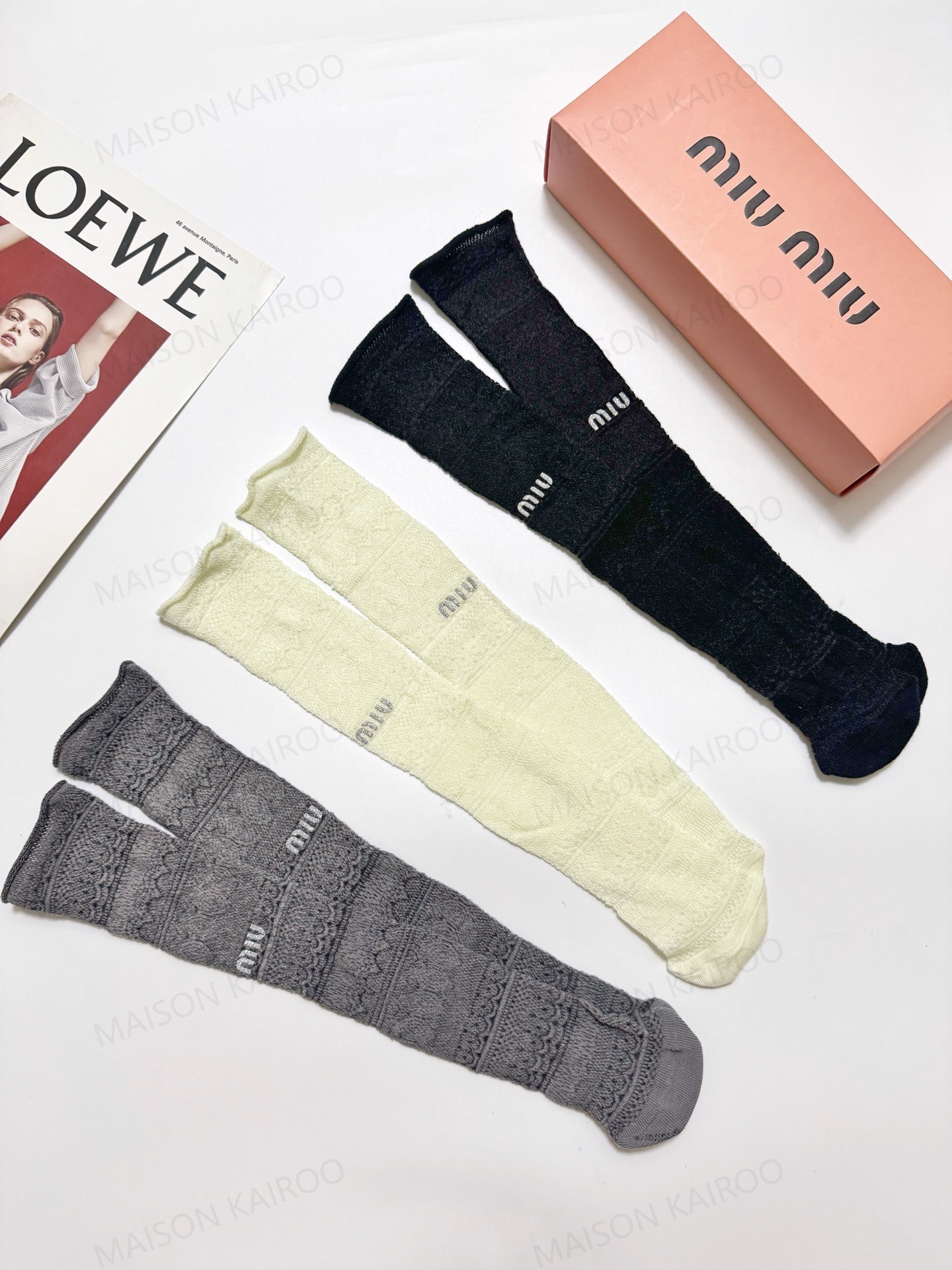 MIU MIU Socks 3-Pack - KAIROO