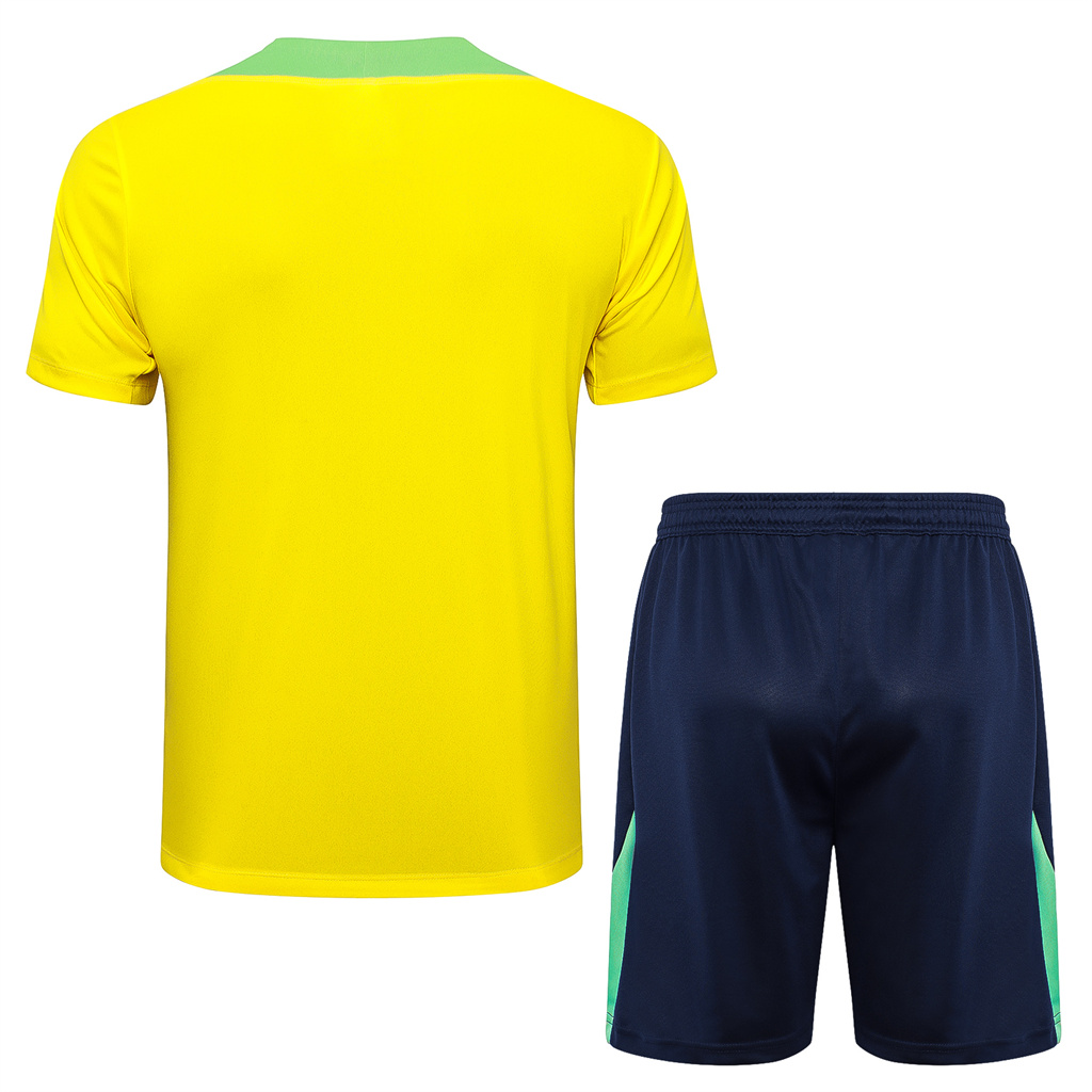 Brazil Training Short sleeve Suit 24/25 | Soc Jersey - Premium Football Jersey