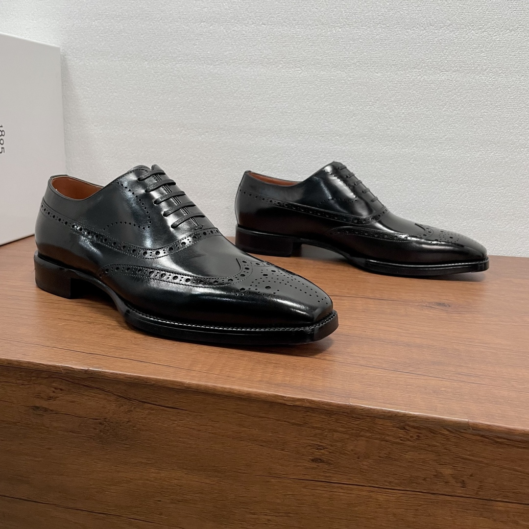 Berluti Oxford Derby Shoes in Shiny leather