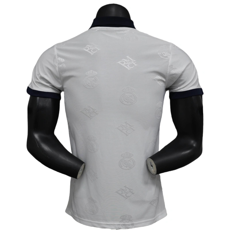 2025-26 Real Madrid Men's Polo Shirt White