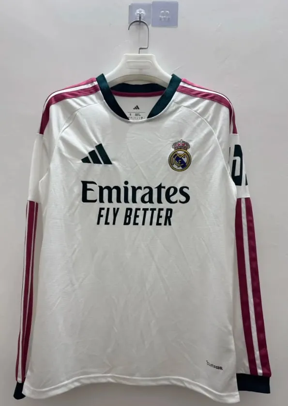 Real Madrid Home Long Sleeves Jersey Fan Version 26/27