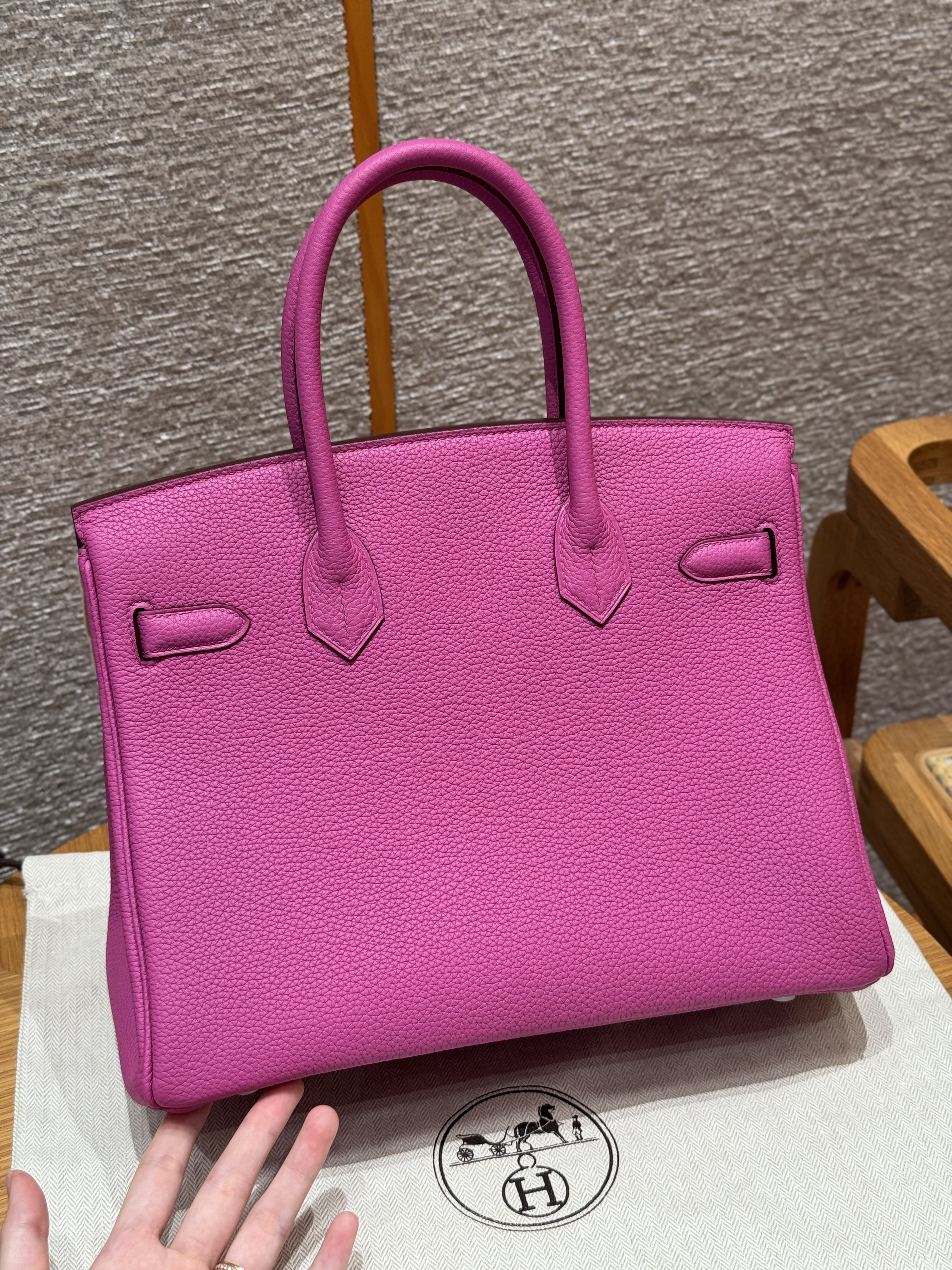 Hermes Magnolia Togo Birkin 30 Bag