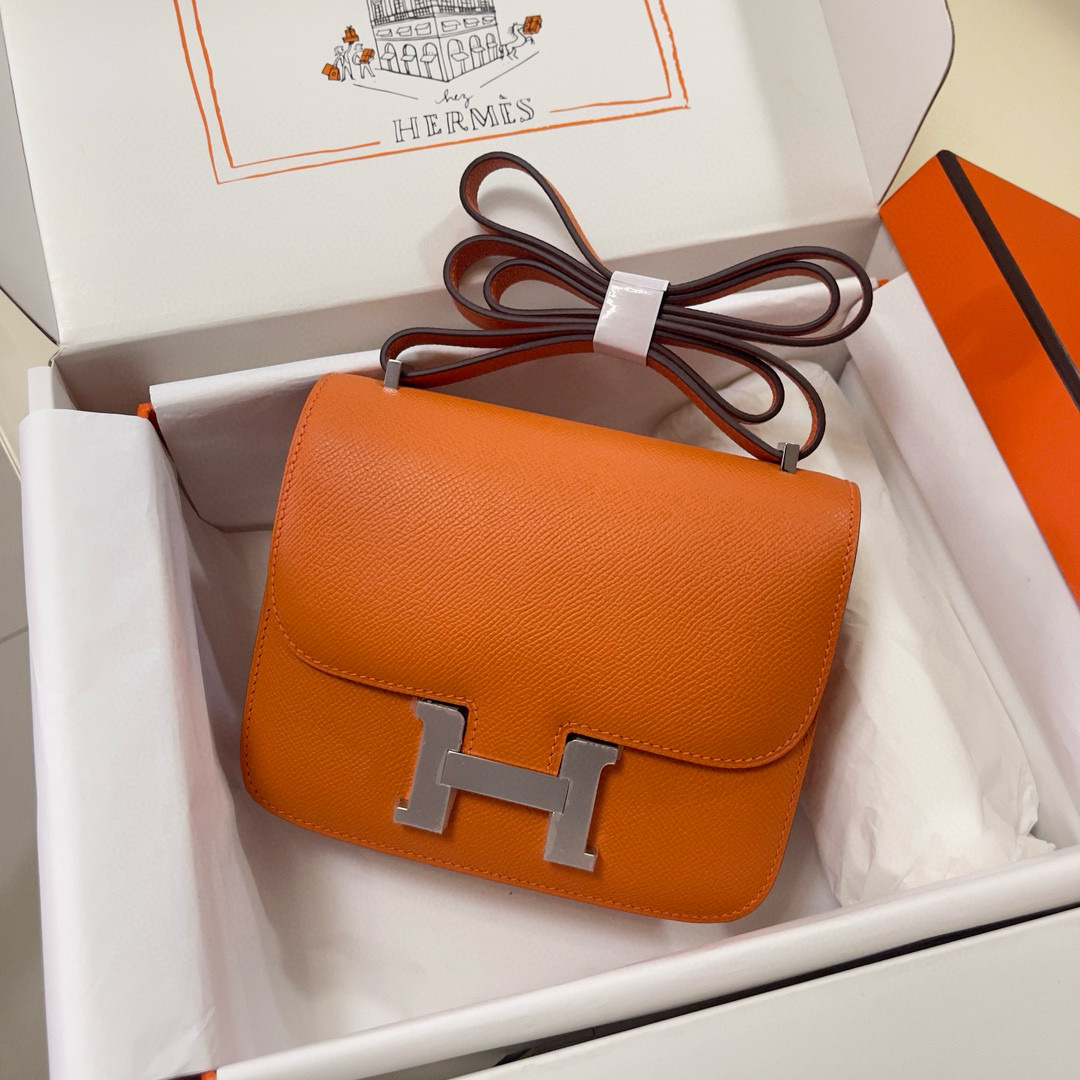 Hermes Orange Epsom Constance 18
