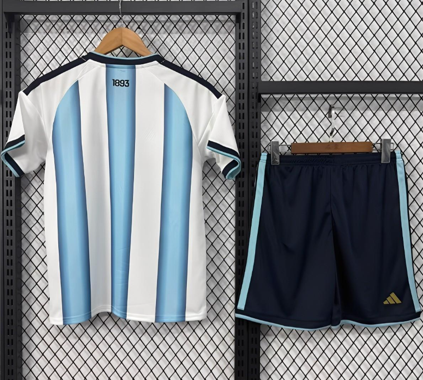 2026 Kids Argentina World Cup Home Jersey 16-28