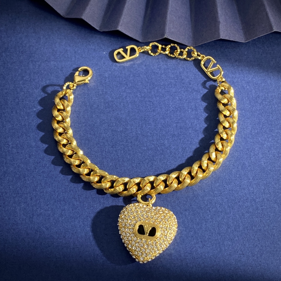 Valentino Gold Bracelet 19cm
